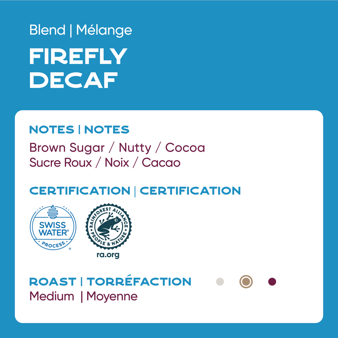 Coffee - Swiss Water Process Firefly Decaf | Reunion Coffee Roasters